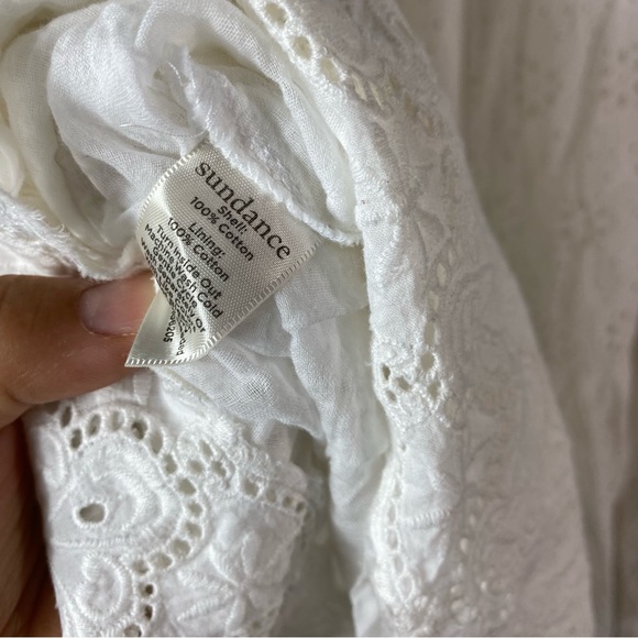 Sundance #519 Jasmine Eyelet Dress SZ Large L - Picture 7 of 11